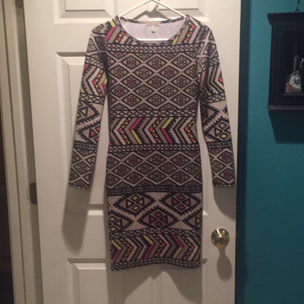 Dillard’s exclusive GB  geometric sheath dress